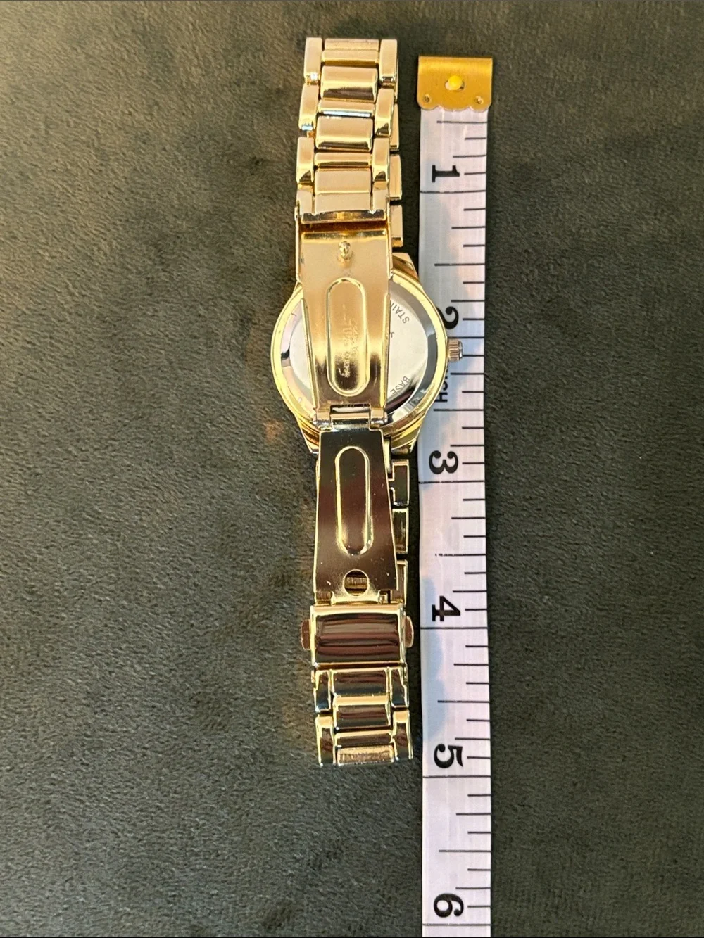 Gold Crystal-Accent Women's Watch